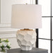 Uttermost Lighting Uttermost On Edge Chalk White Table Lamp
