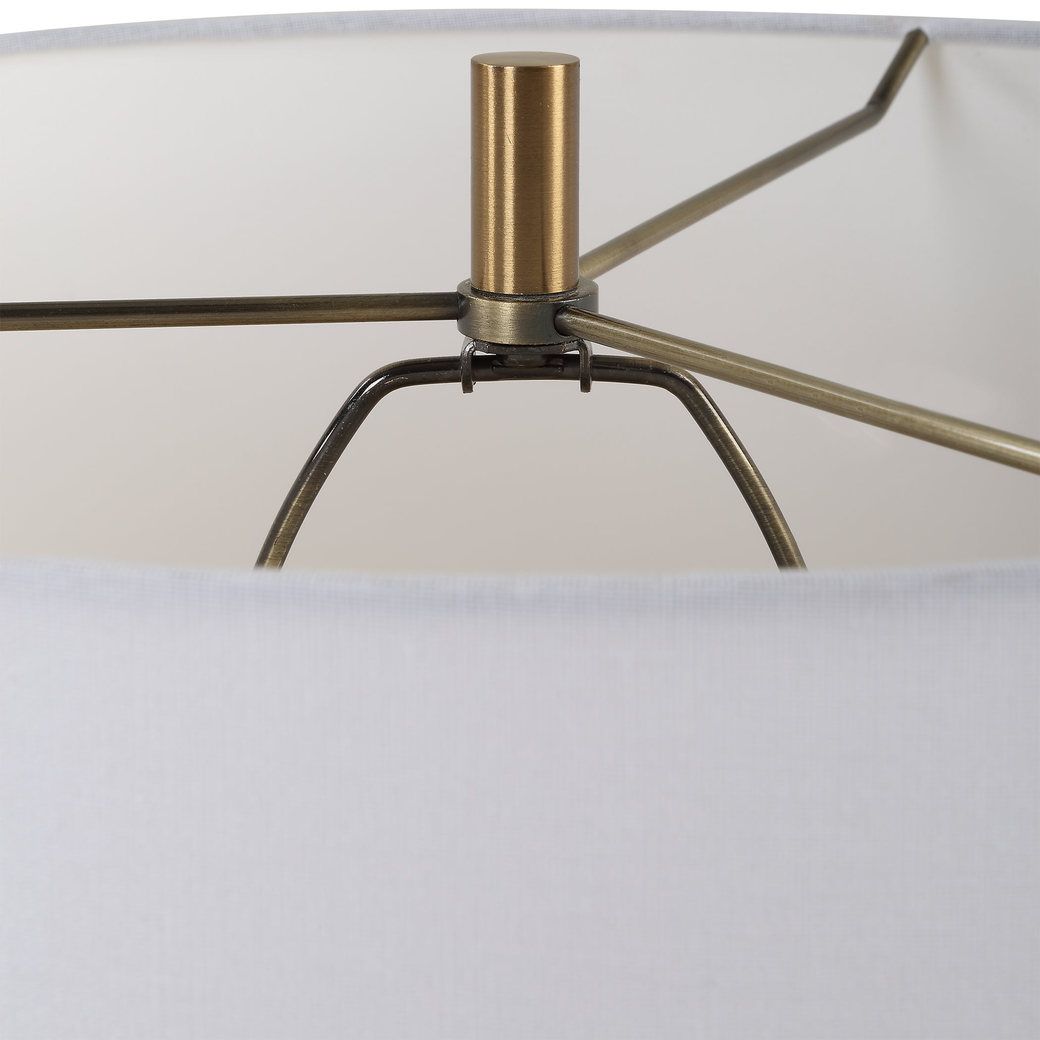 Uttermost Lighting Uttermost On Edge Chalk White Table Lamp