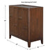 Uttermost Furniture Uttermost On The Block 2 Door Walnut Cabinet