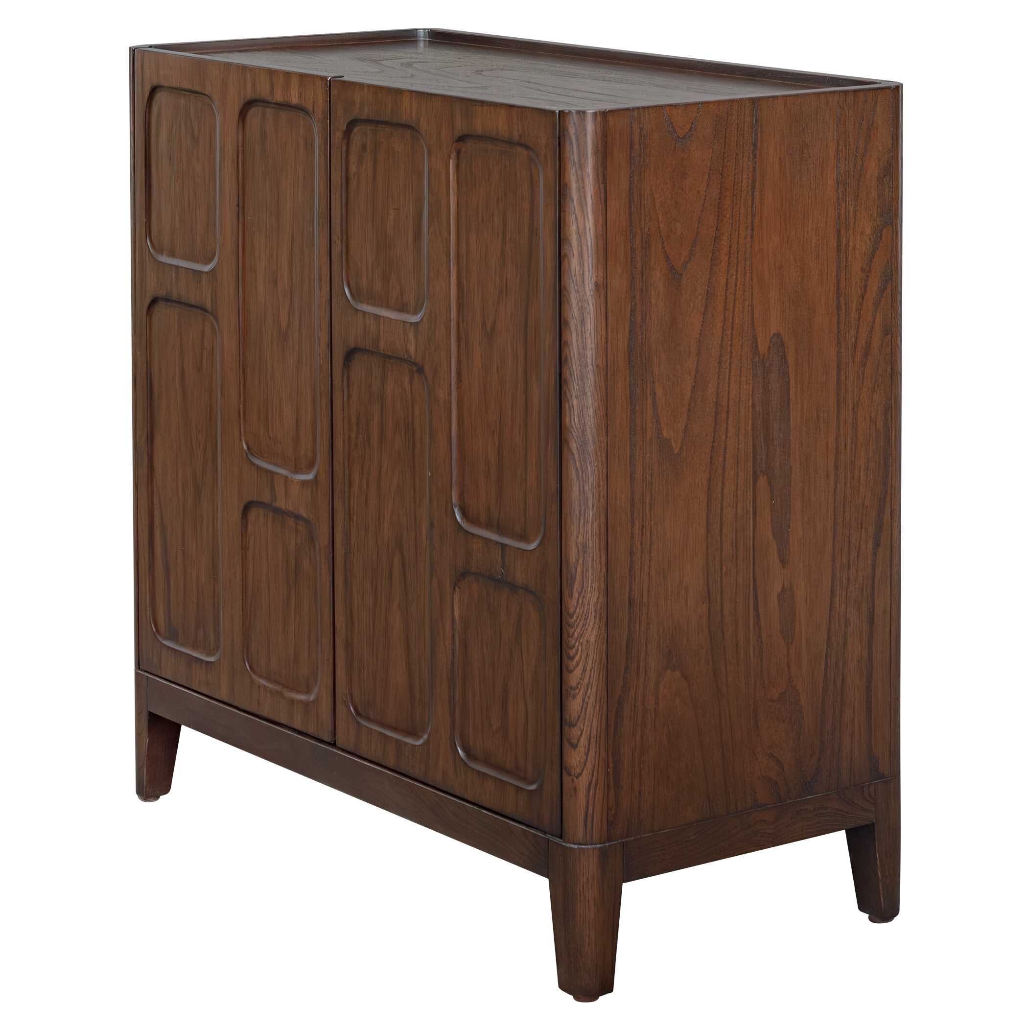 Uttermost Furniture Uttermost On The Block 2 Door Walnut Cabinet