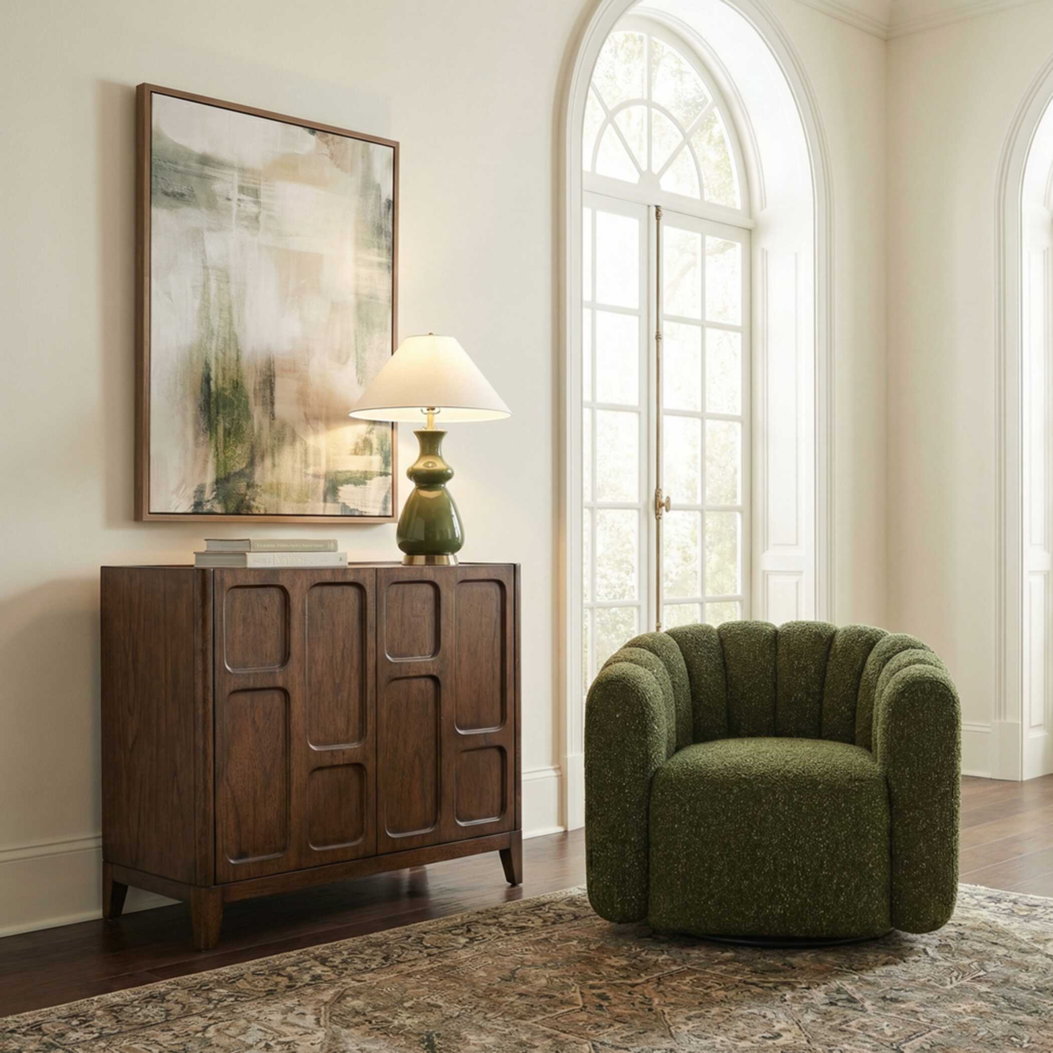 Uttermost Furniture Uttermost On The Block 2 Door Walnut Cabinet