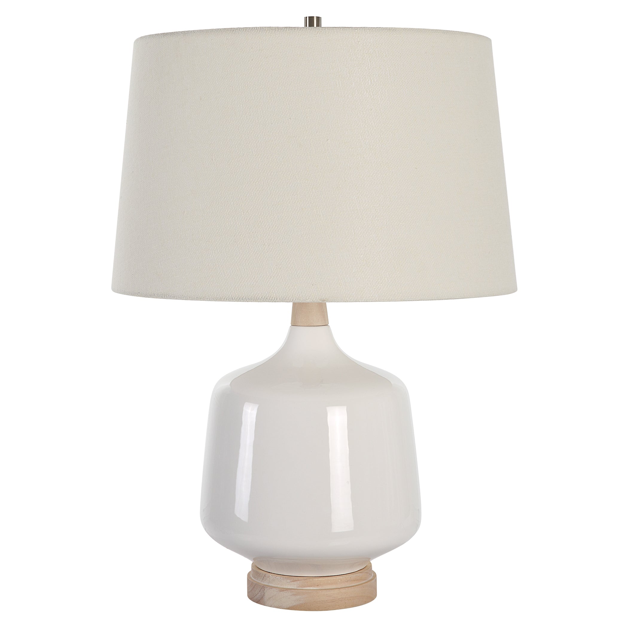 Uttermost Home Uttermost Opal Gloss White Table Lamp