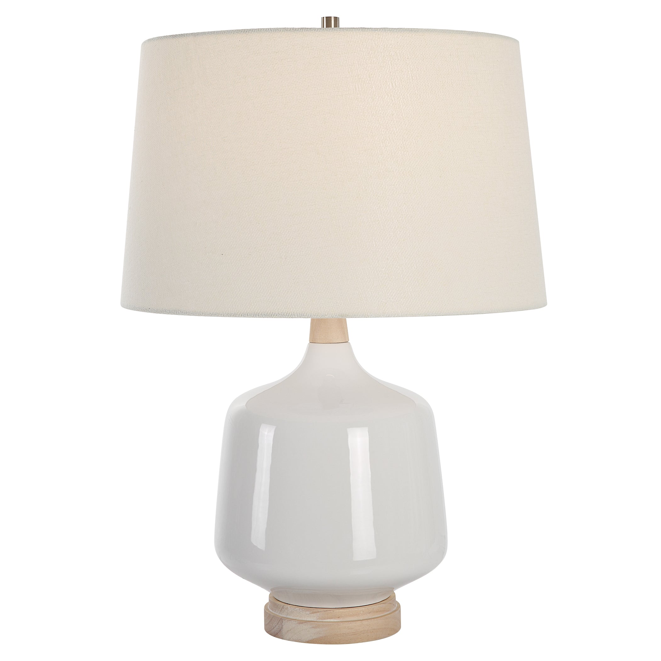 Uttermost Home Uttermost Opal Gloss White Table Lamp