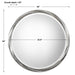 Uttermost Home Oversize - Rate to be Quoted Uttermost Orion Round Mirror