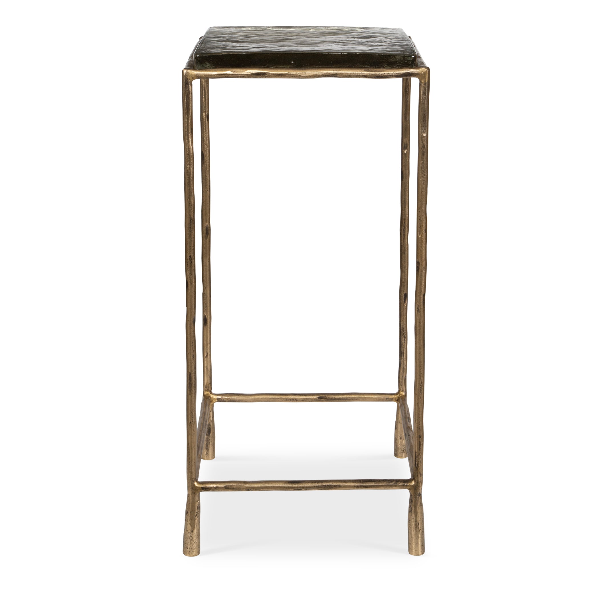 Uttermost Furniture Uttermost Ovard Antiqued Gold Accent Table