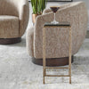 Uttermost Furniture Uttermost Ovard Antiqued Gold Accent Table