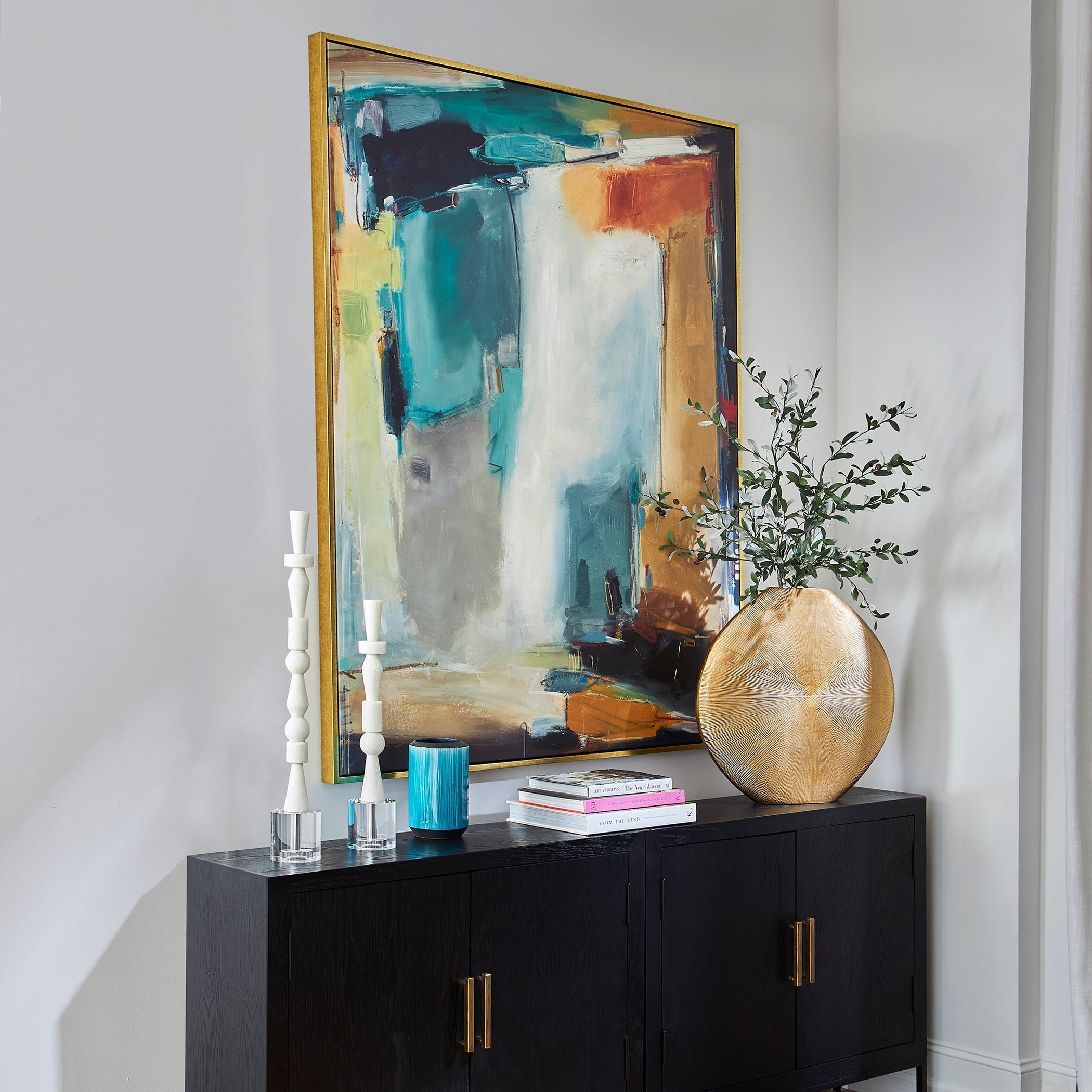 Uttermost Home Motor Freight - To be Quoted Uttermost Painters High Revisited Framed Abstract Art