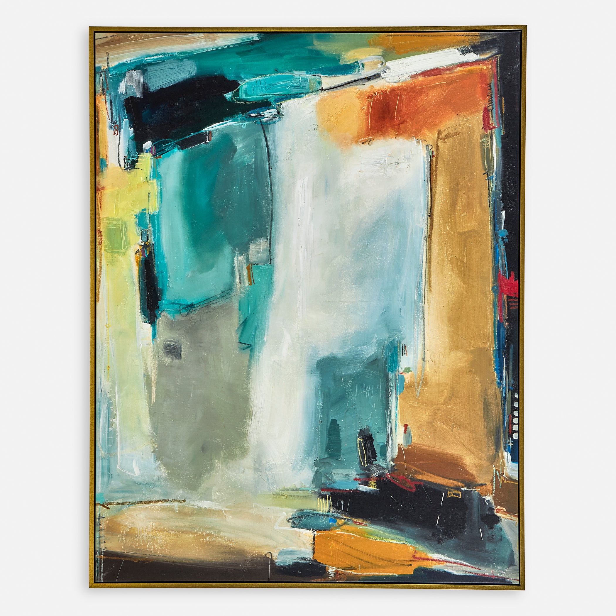 Uttermost Home Motor Freight - To be Quoted Uttermost Painters High Revisited Framed Abstract Art
