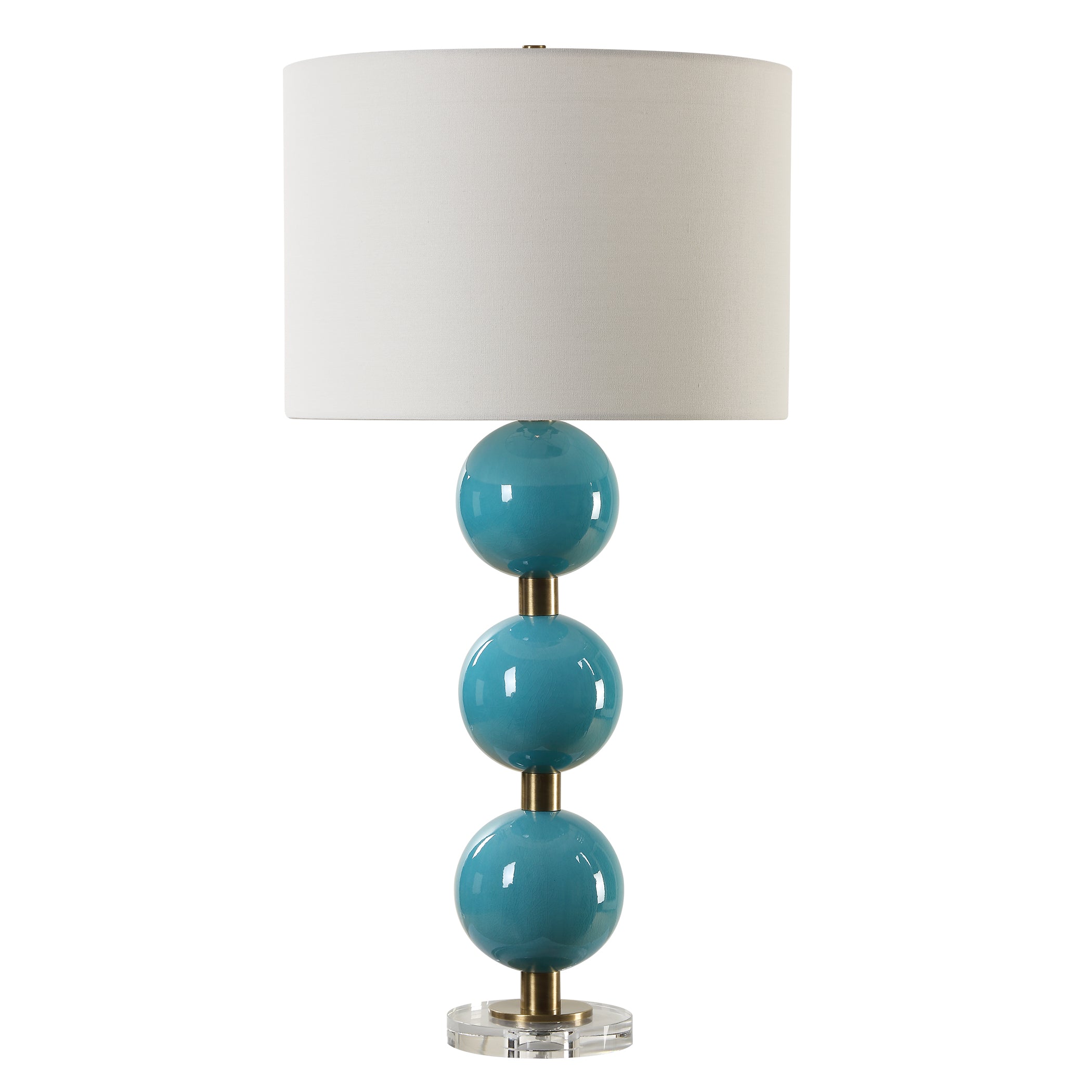 Uttermost Lighting Uttermost Palawan Blue Glaze Table Lamp