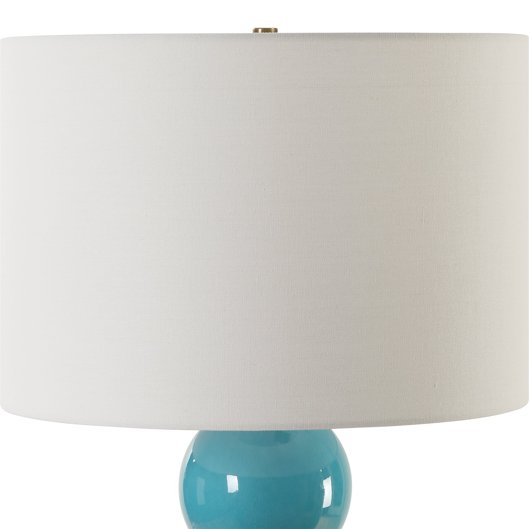 Uttermost Lighting Uttermost Palawan Blue Glaze Table Lamp