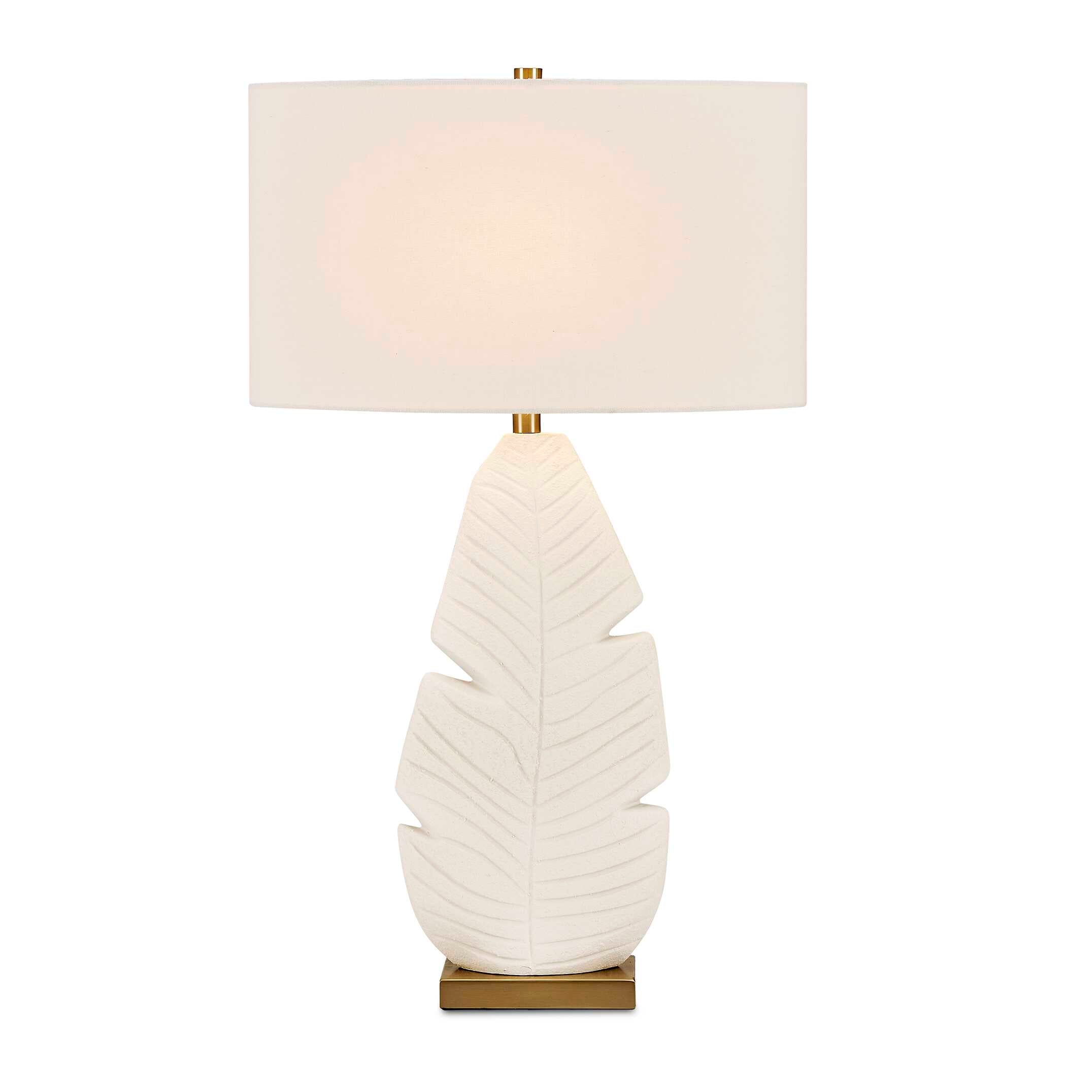 Uttermost Uttermost Palm Leaf White Table Lamp