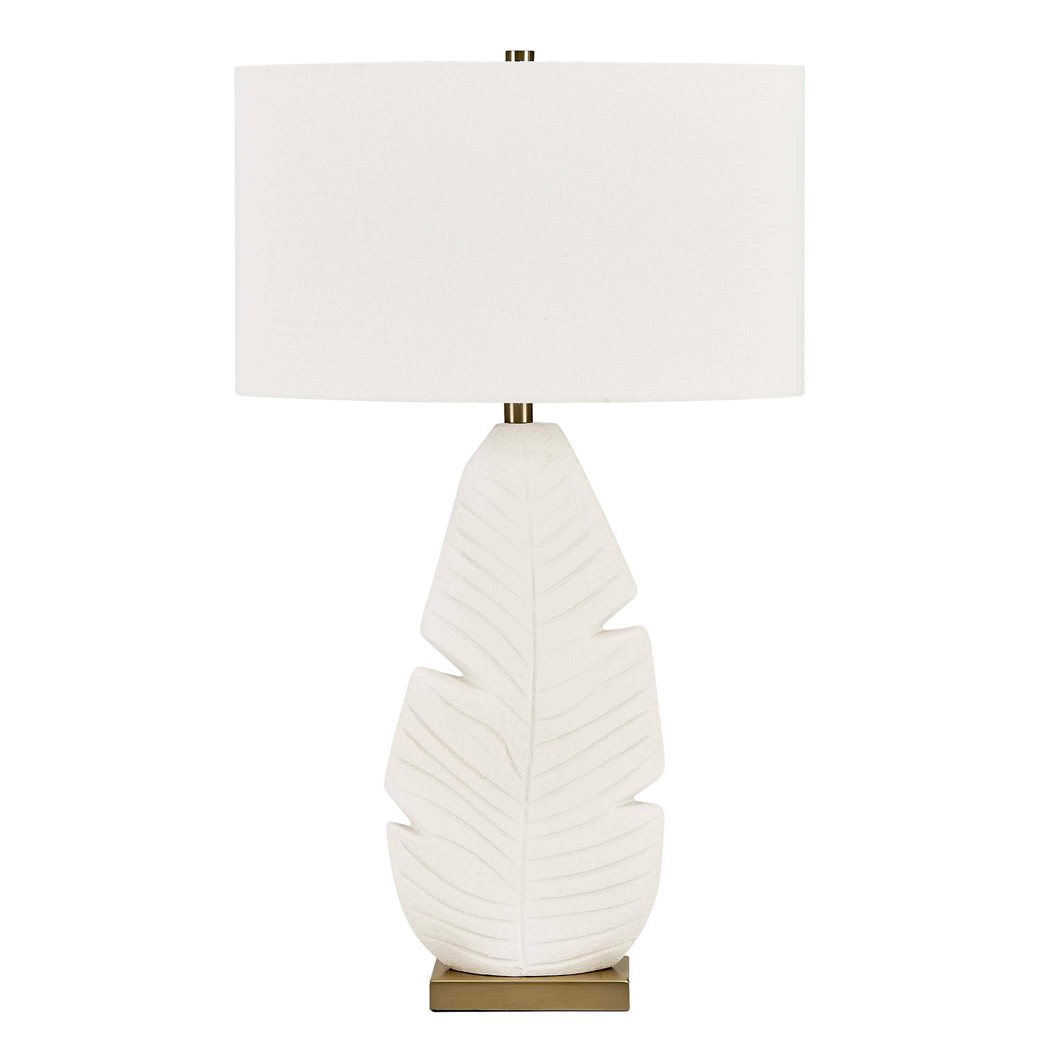 Uttermost Uttermost Palm Leaf White Table Lamp