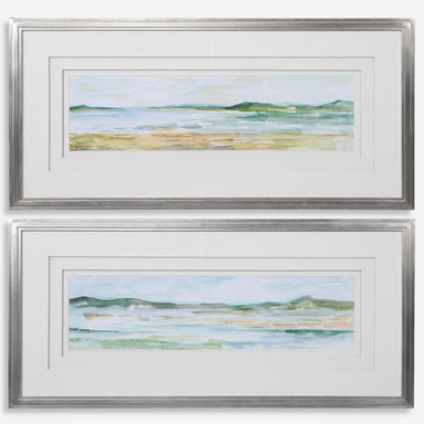 Uttermost Home Oversize - Rate to be Quoted Uttermost Panoramic Seascape Framed Prints, S/2