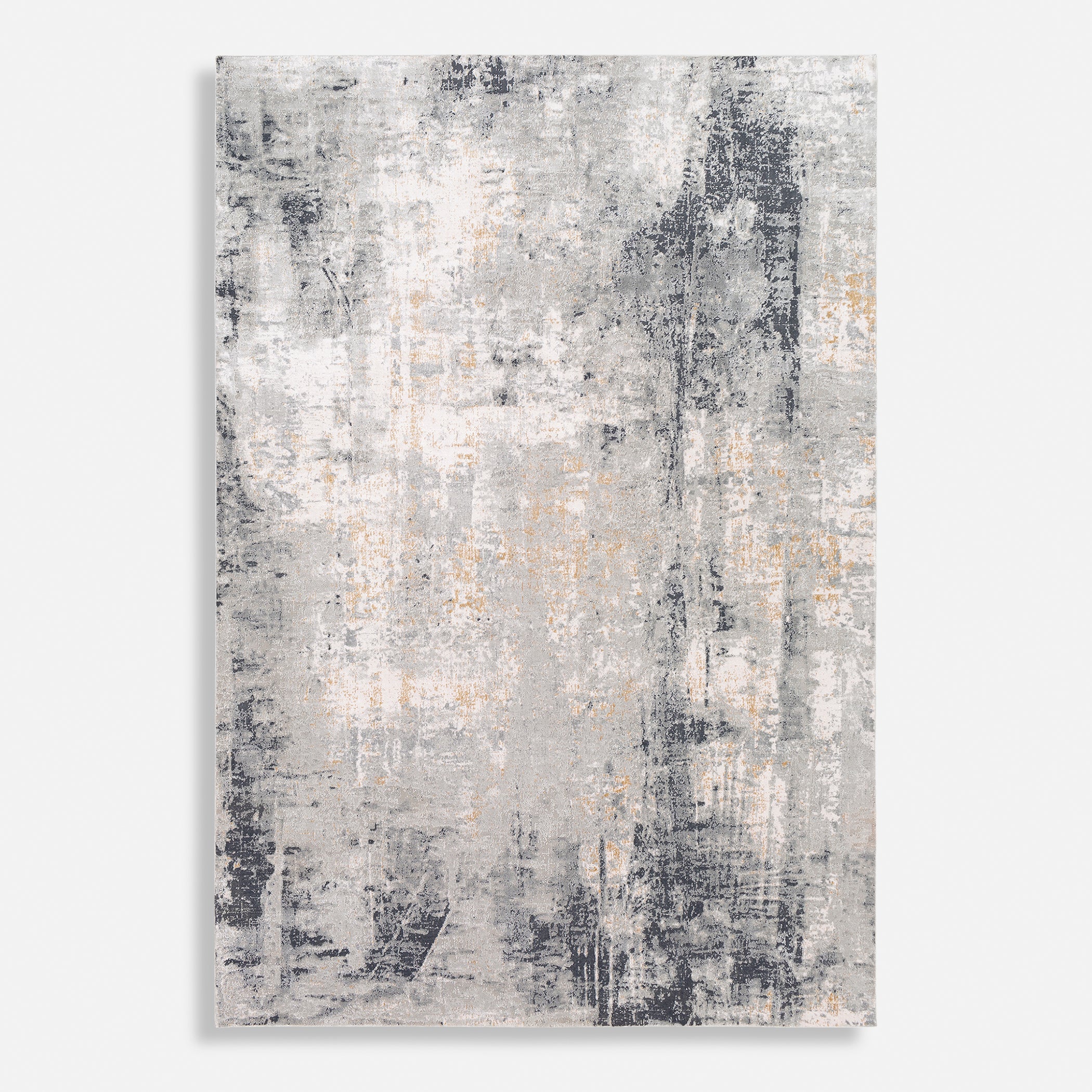 Uttermost Home Decor Uttermost Paoli Gray Abstract 5 X 7.5 Rug