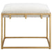 Uttermost Home Uttermost Paradox Small Bench, Gold