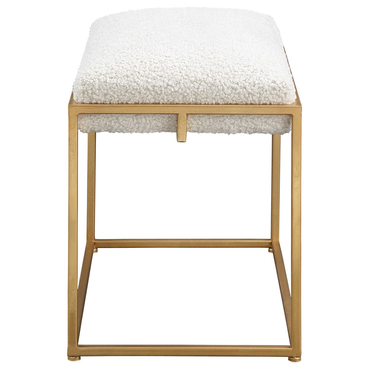 Uttermost Home Uttermost Paradox Small Bench, Gold