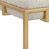 Uttermost Home Uttermost Paradox Small Bench, Gold