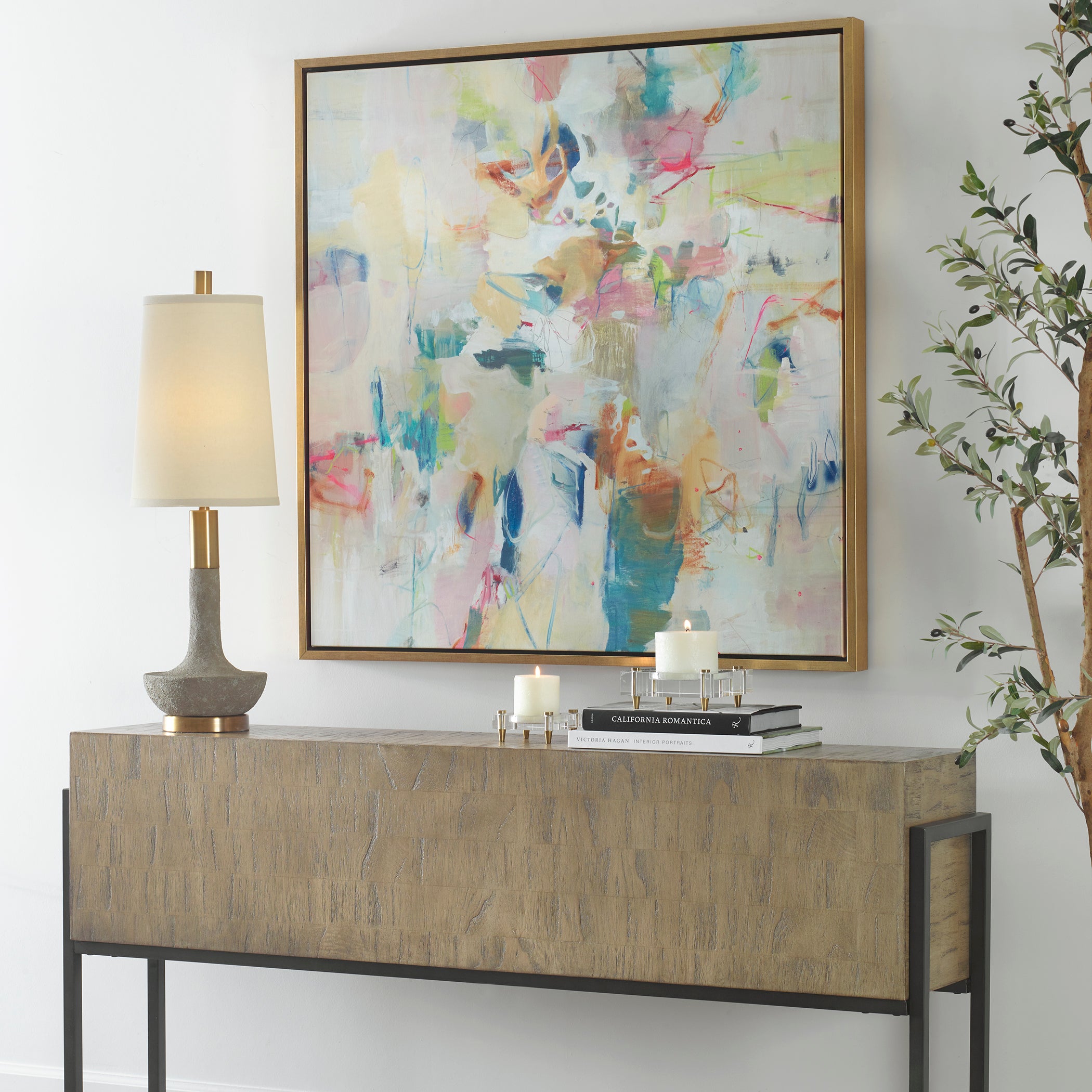 Uttermost Home Oversize - Rate to Be Quoted Uttermost Party Time Framed Abstract Art
