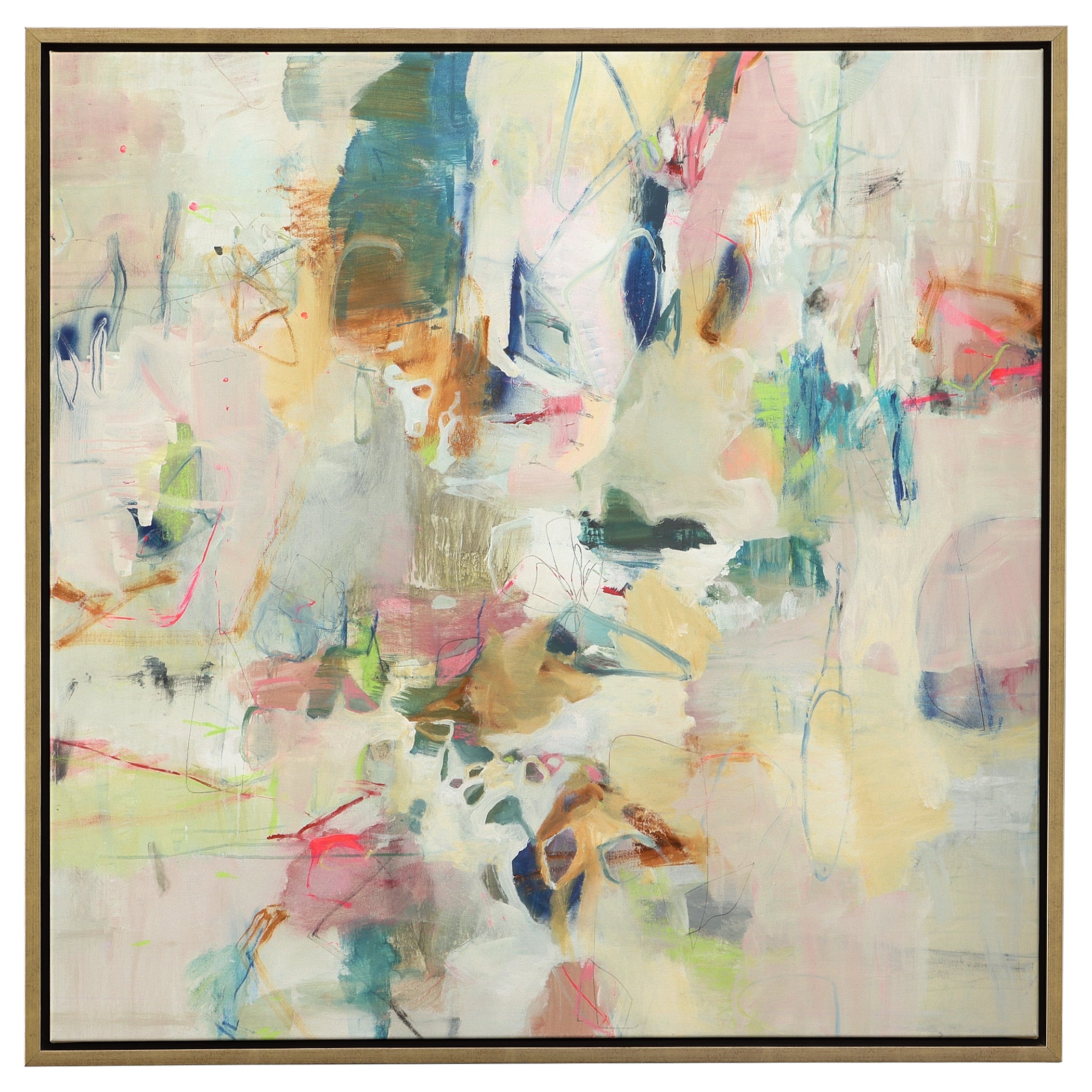 Uttermost Home Oversize - Rate to Be Quoted Uttermost Party Time Framed Abstract Art