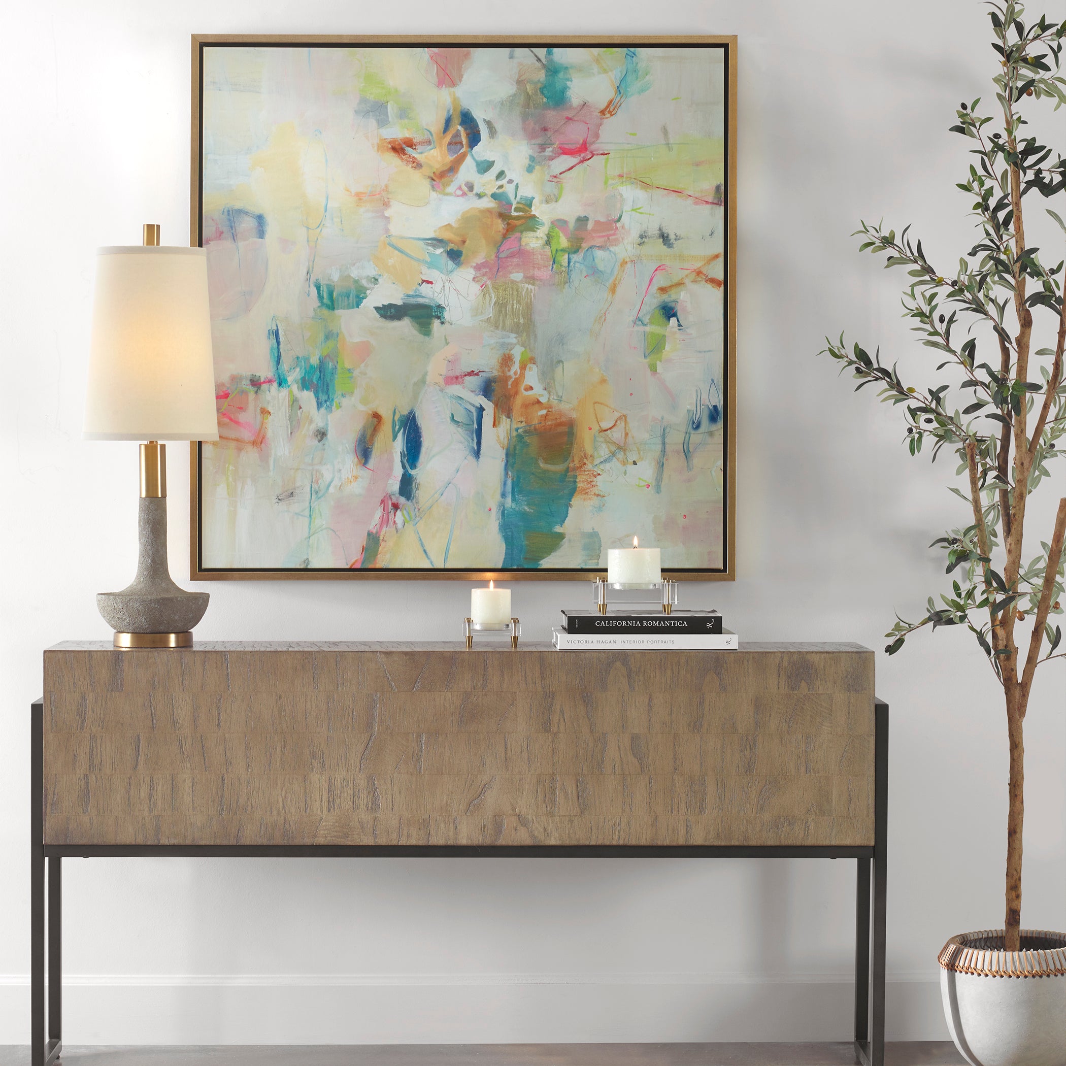 Uttermost Home Oversize - Rate to Be Quoted Uttermost Party Time Framed Abstract Art