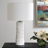 Uttermost Lighting Uttermost Pavlova Glossy White Table Lamp