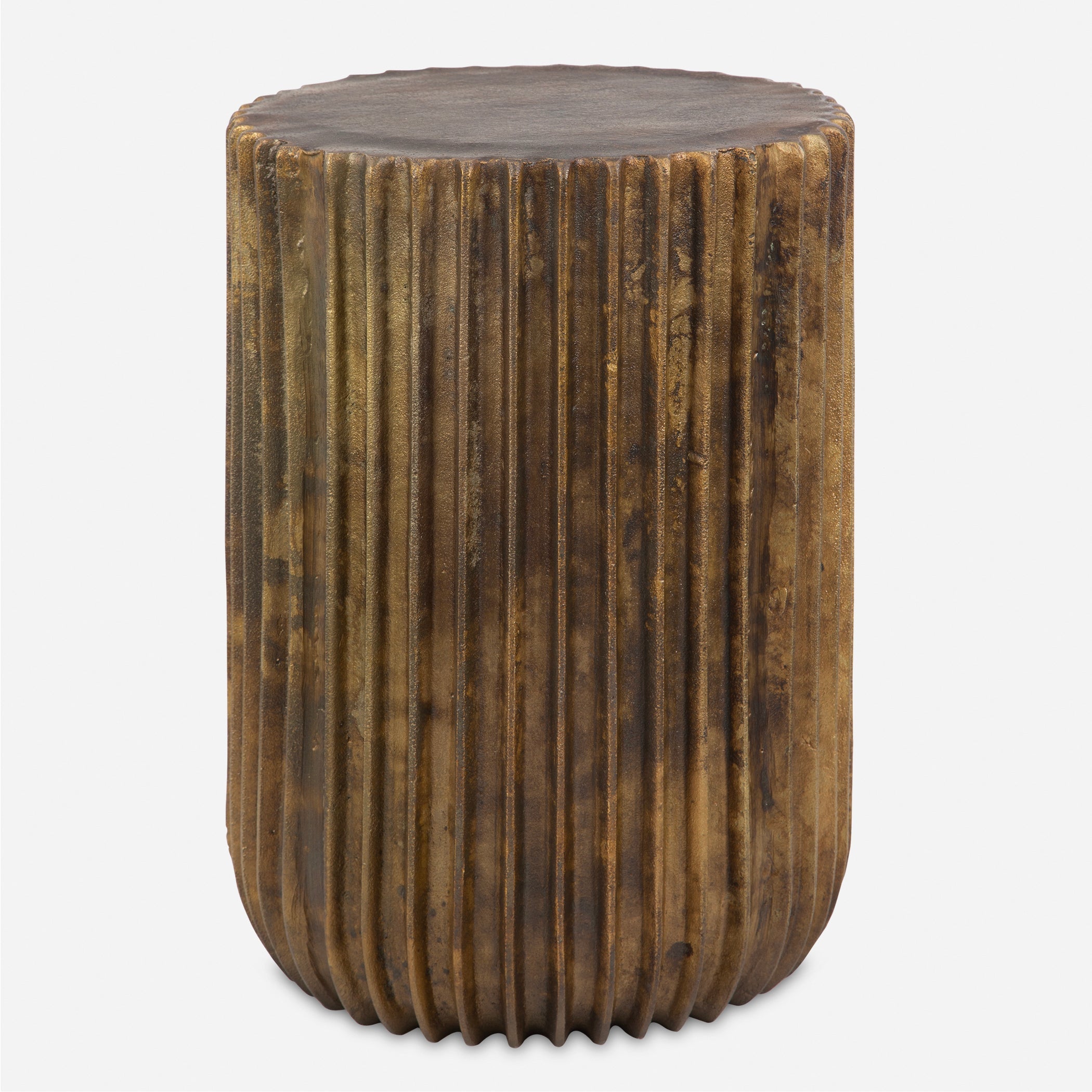 Uttermost Furniture Uttermost Peaks And Valleys Gold Accent Table
