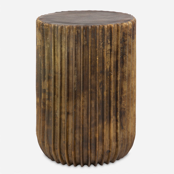 Uttermost Furniture Uttermost Peaks And Valleys Gold Accent Table