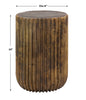 Uttermost Furniture Uttermost Peaks And Valleys Gold Accent Table