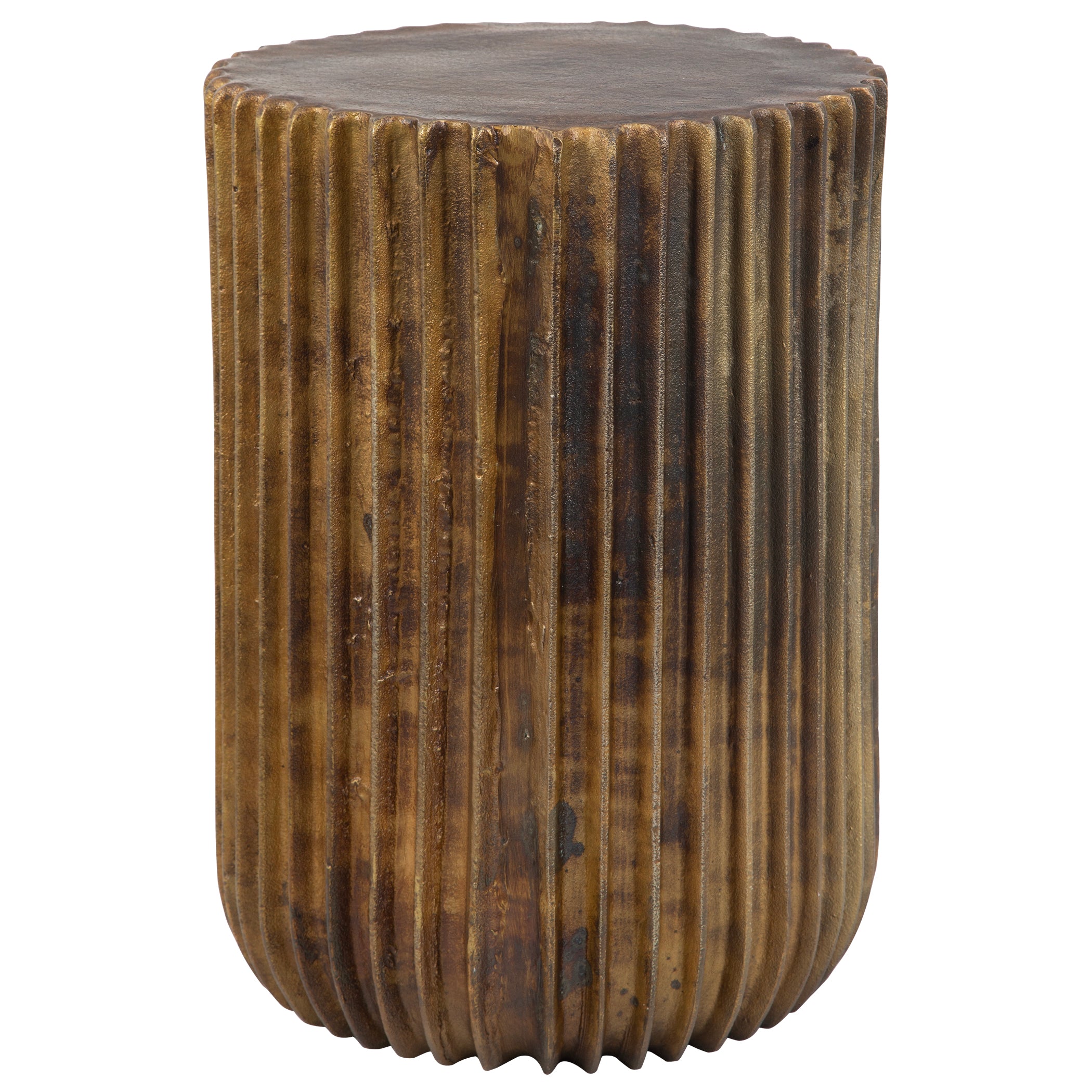 Uttermost Furniture Uttermost Peaks And Valleys Gold Accent Table