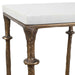 Uttermost Furniture Uttermost Penelope White Marble Accent Table