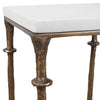 Uttermost Furniture Uttermost Penelope White Marble Accent Table