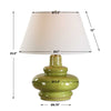 Uttermost Lighting Uttermost Penny Moss Green Table Lamp