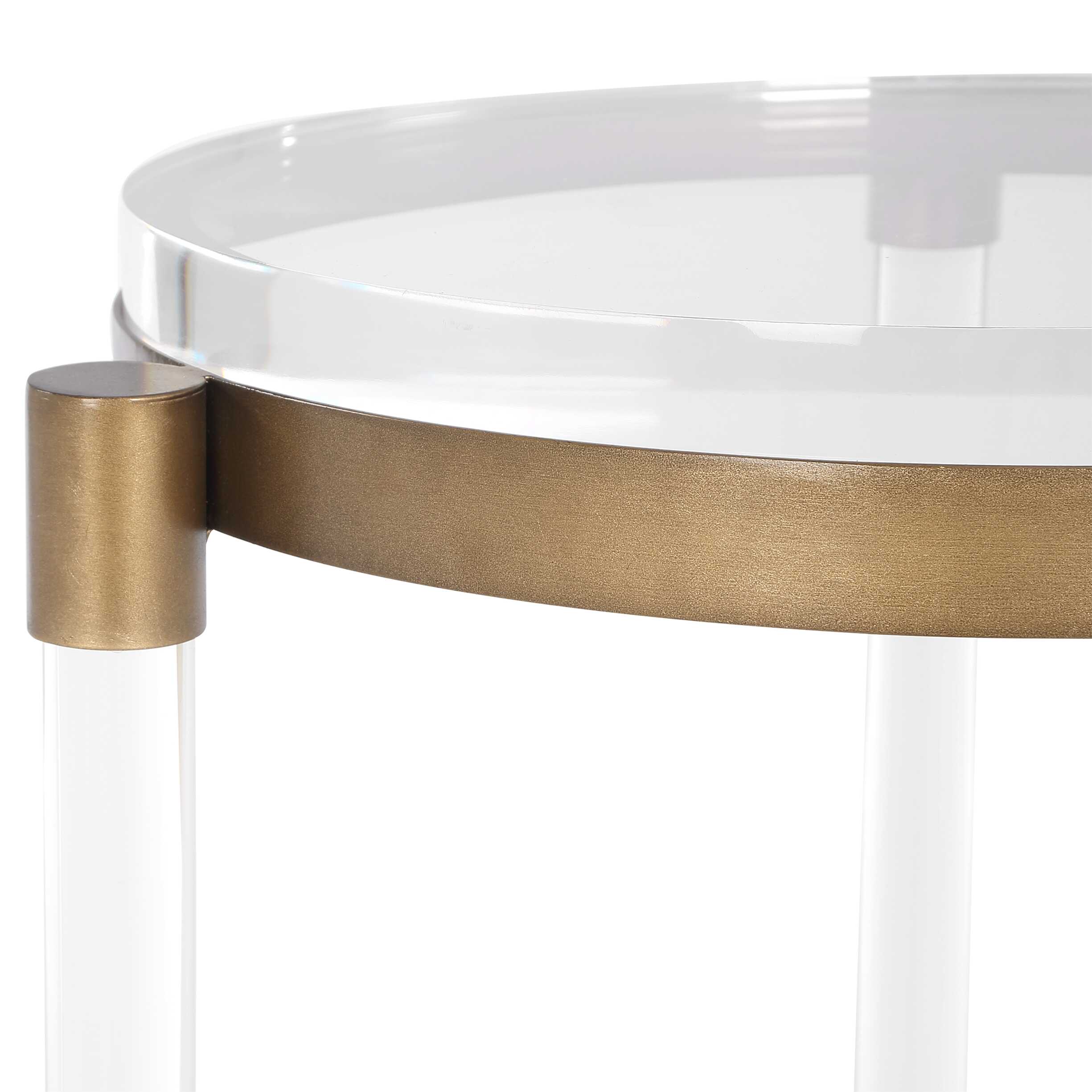 Uttermost Uttermost Pereira Round Acrylic Accent Table
