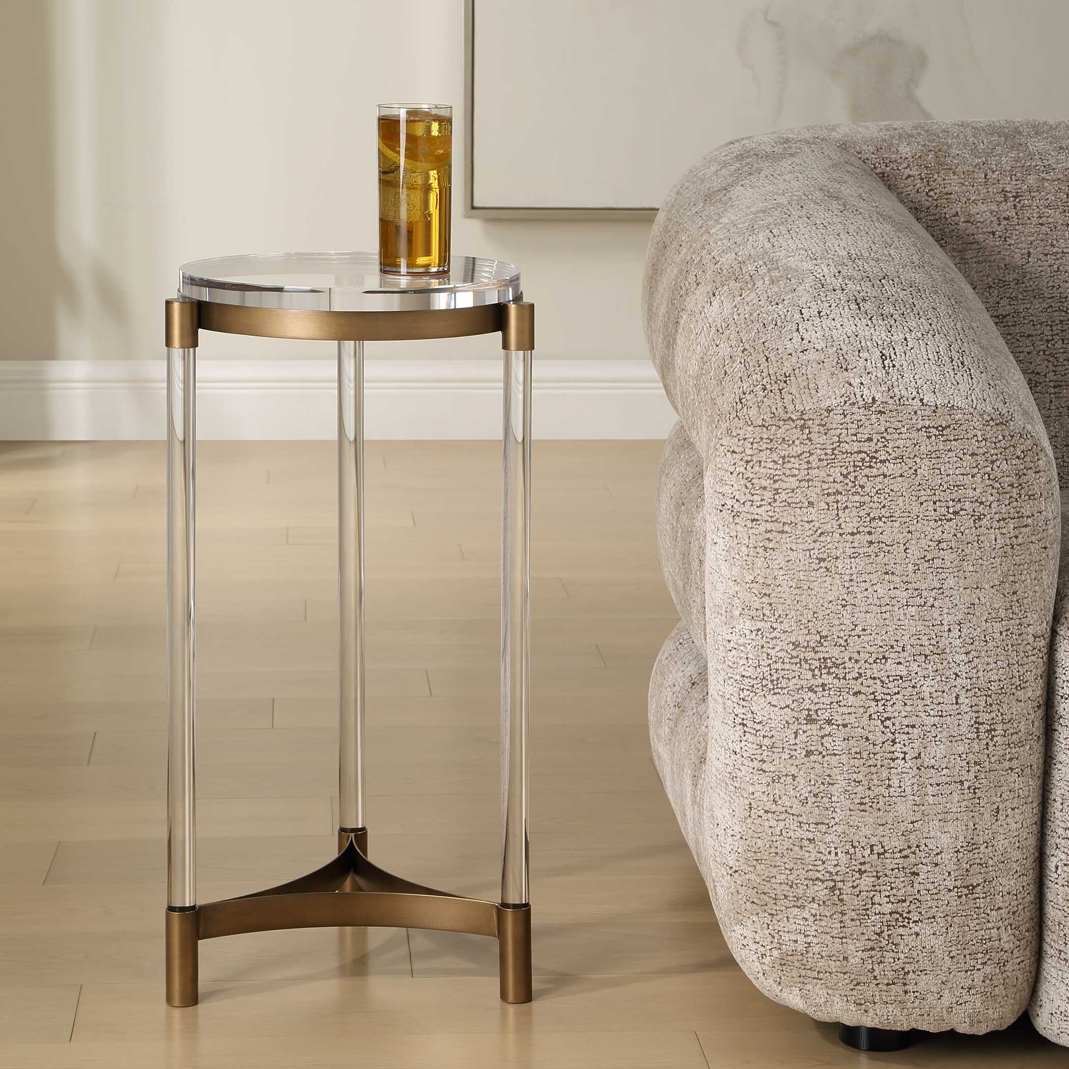 Uttermost Uttermost Pereira Round Acrylic Accent Table