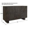 Uttermost Furniture Uttermost Phineas 3 Door Modern Cabinet