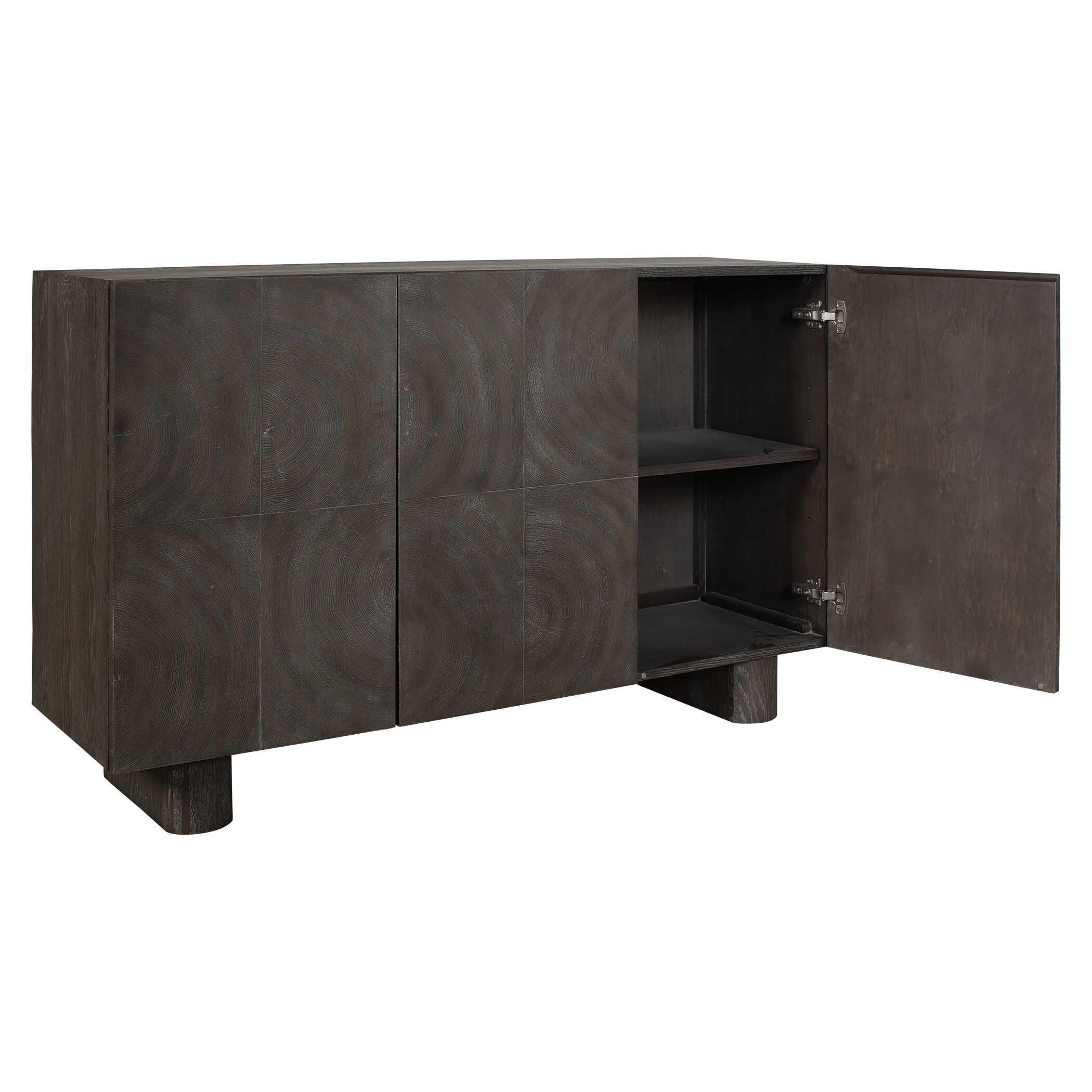 Uttermost Furniture Uttermost Phineas 3 Door Modern Cabinet