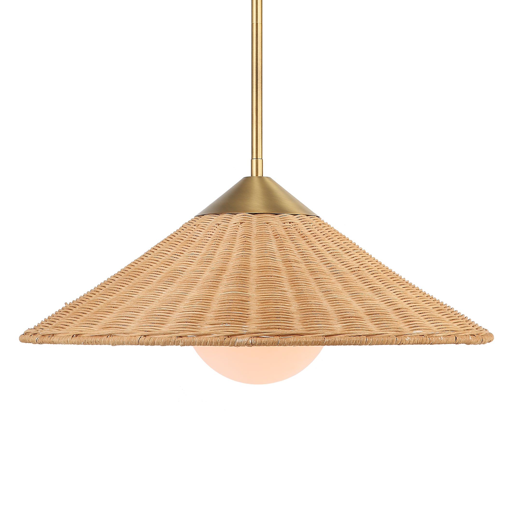 Uttermost Home Uttermost Phuvinh 1 Light Rattan Shade Pendant