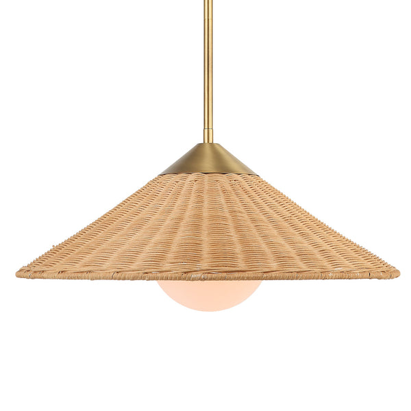 Uttermost Home Uttermost Phuvinh 1 Light Rattan Shade Pendant