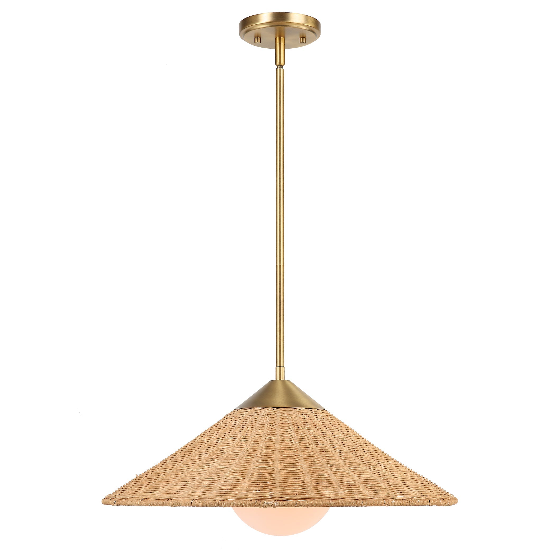 Uttermost Home Uttermost Phuvinh 1 Light Rattan Shade Pendant