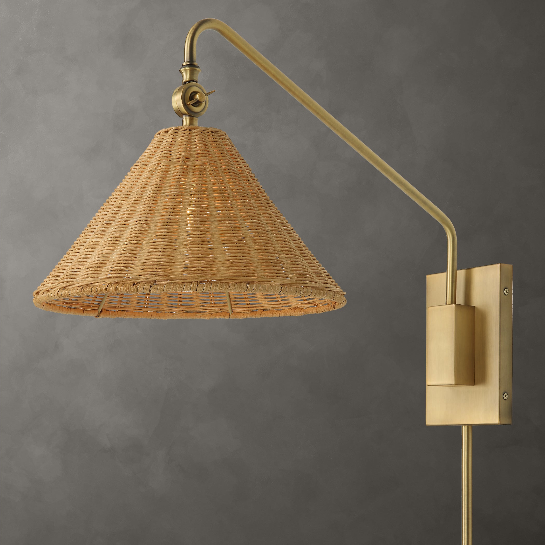 Uttermost Home Uttermost Phuvinh 1 Light Rattan Shade Sconce