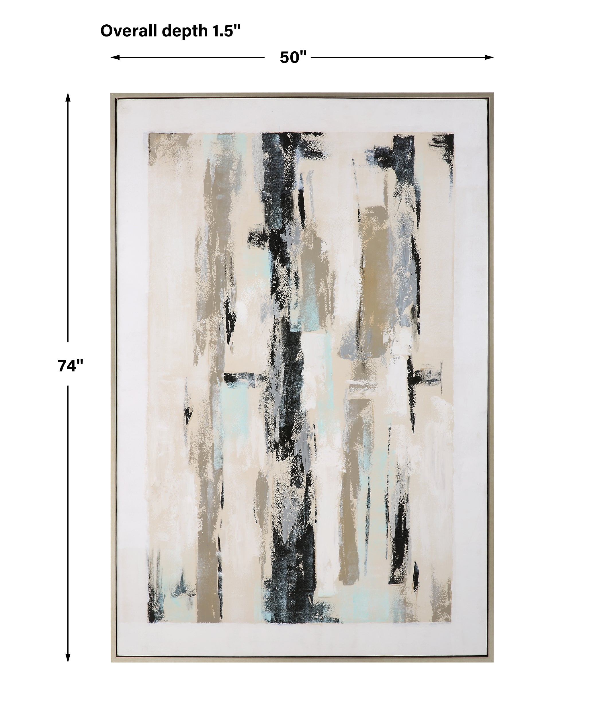 Uttermost Home Decor Motor Freight - Est Rate Quoted Uttermost Placidity Hand Painted Abstract Art