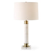 Uttermost Lighting Uttermost Plinth White Marble Table Lamp