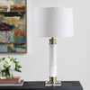 Uttermost Lighting Uttermost Plinth White Marble Table Lamp