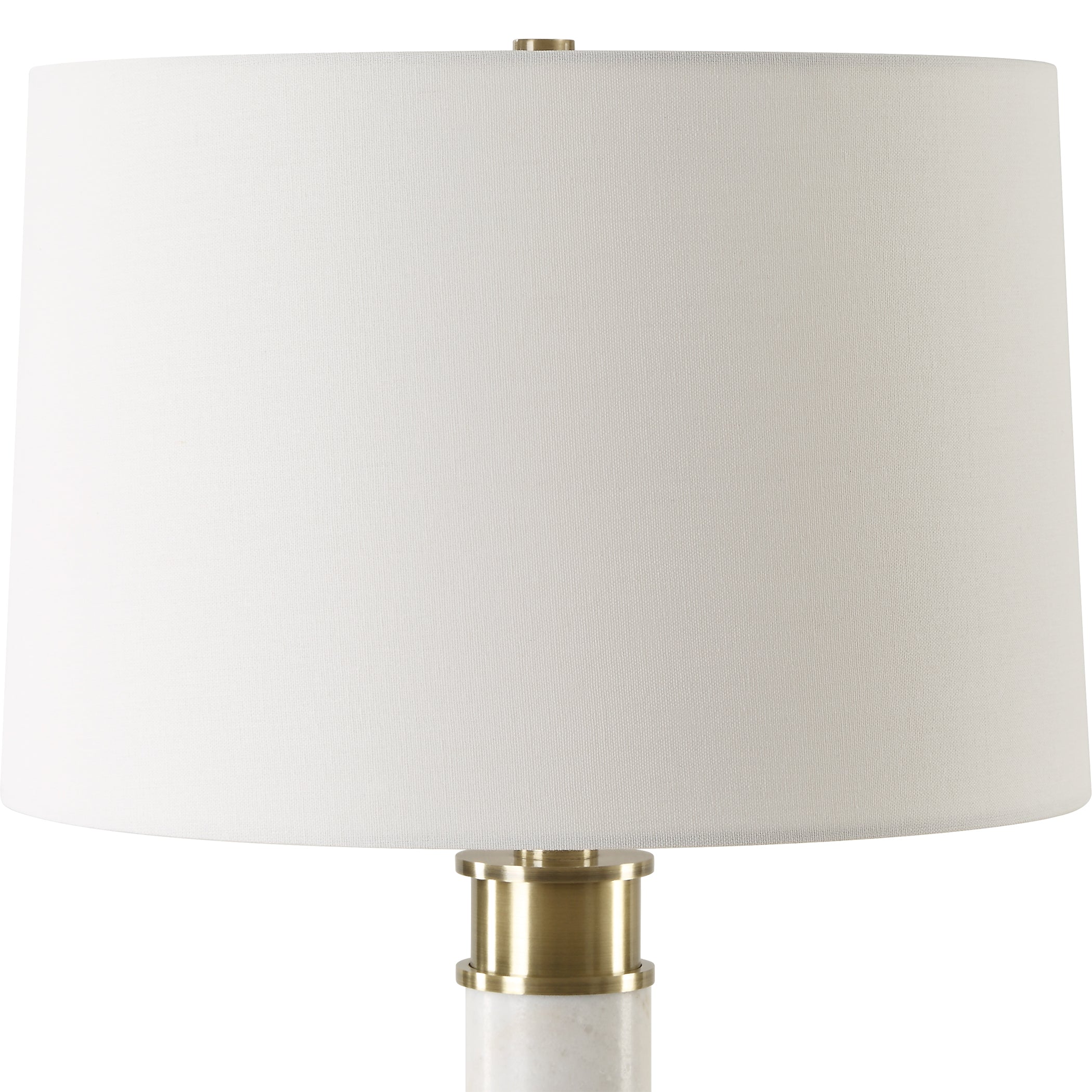 Uttermost Lighting Uttermost Plinth White Marble Table Lamp