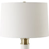 Uttermost Lighting Uttermost Plinth White Marble Table Lamp