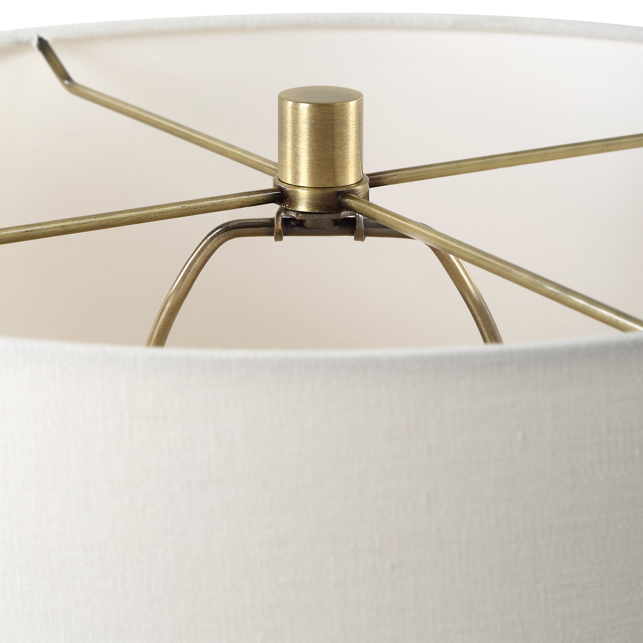 Uttermost Lighting Uttermost Plinth White Marble Table Lamp