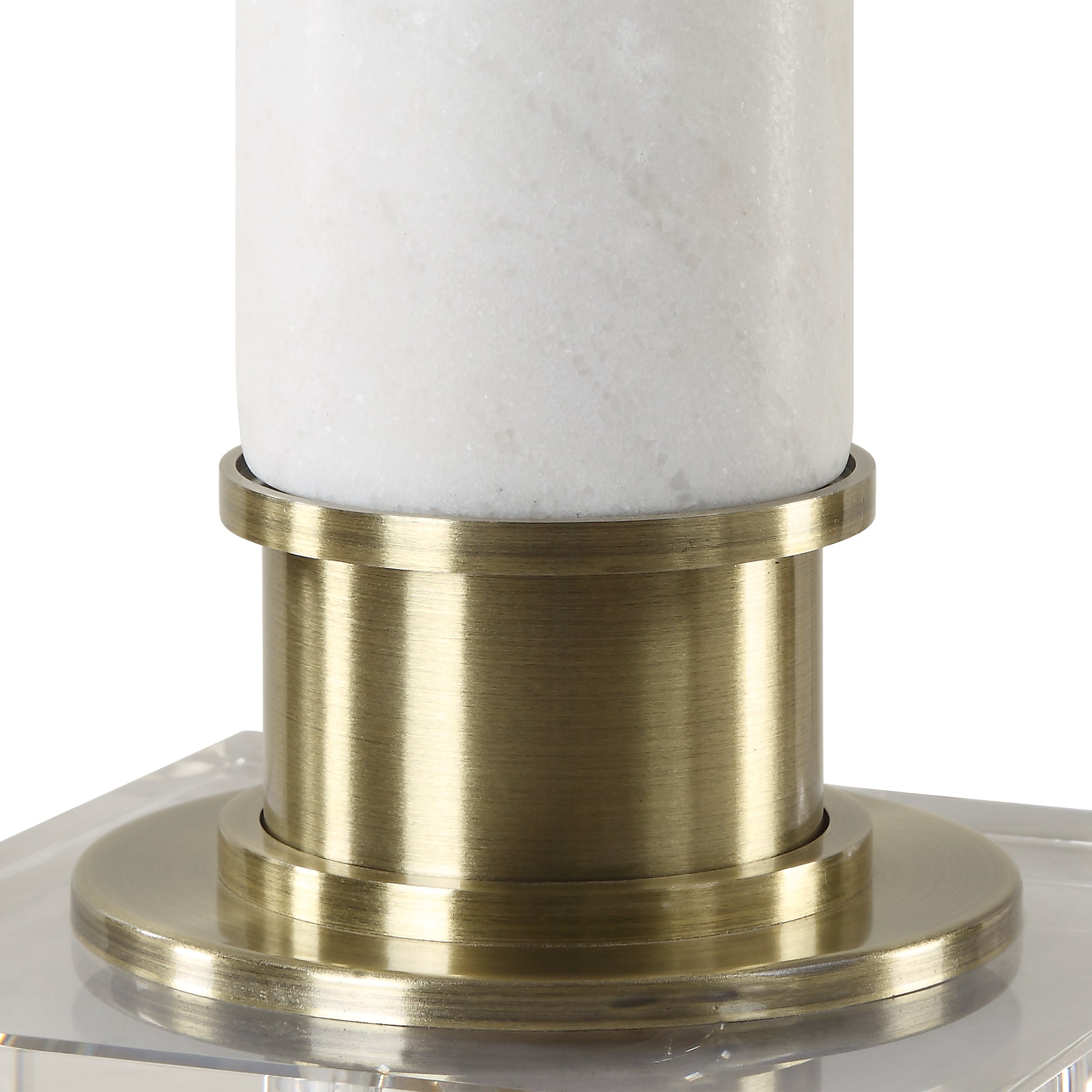 Uttermost Lighting Uttermost Plinth White Marble Table Lamp