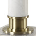 Uttermost Lighting Uttermost Plinth White Marble Table Lamp