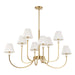Uttermost Lighting Uttermost Poppins, 8 Lt Chandelier - CLOSEOUT