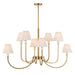 Uttermost Lighting Uttermost Poppins, 8 Lt Chandelier - CLOSEOUT